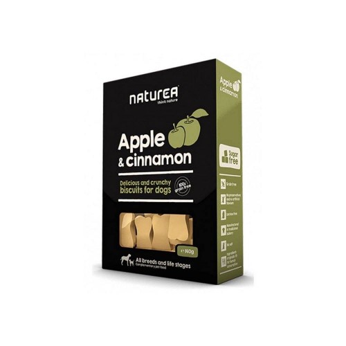Naturea Μπισκότα Σκύλου Apple & Cinnamon 140gr