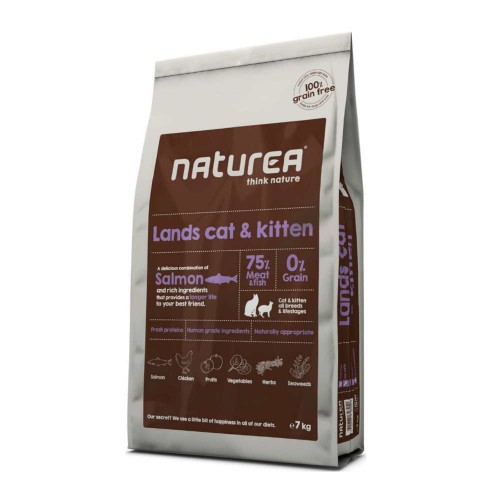 Naturea Lands Cat & Kitten 7Kg