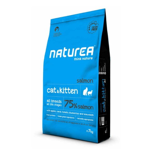 Naturea Naturals Cat & Kitten Salmon 7Kg