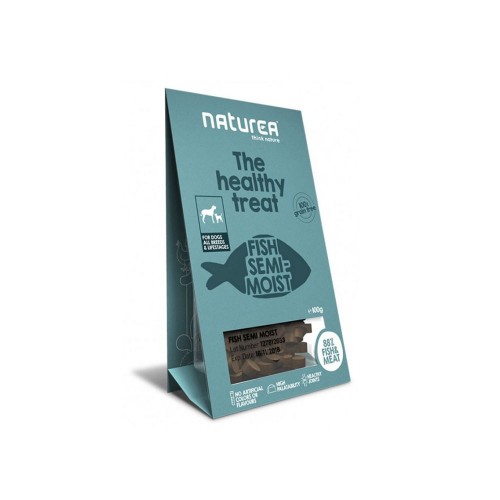 Naturea Semi - Moist Snack Σκύλου Fish 100gr