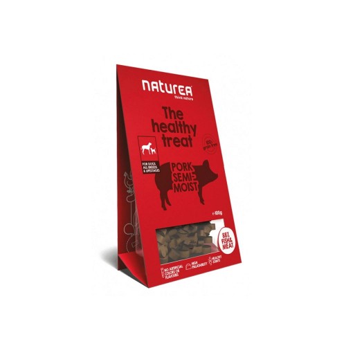 Naturea Semi - Moist Snack Σκύλου Pork 100gr