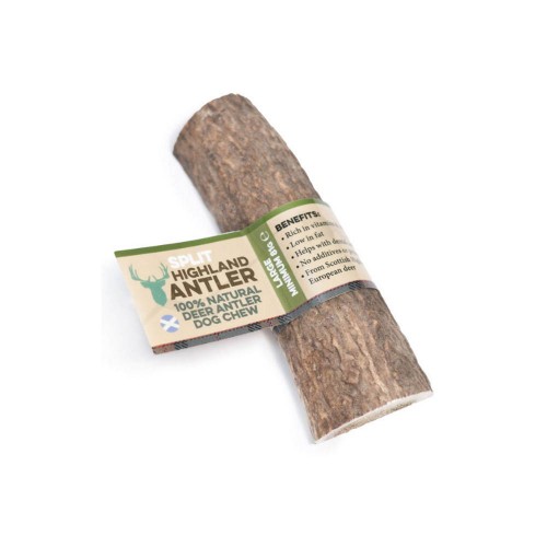 Nova Dog Highland Antler Chews Φυσικό Split Κέρατο Ελαφιού για Σκύλους (81-120gr)/Large