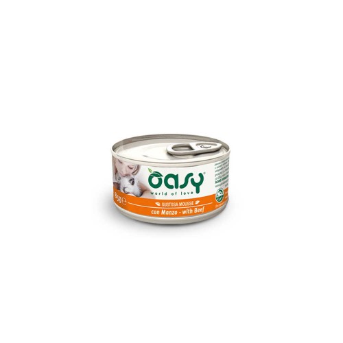 Oasy Grain Free Cat Adult Mousse Βοδινό 85gr