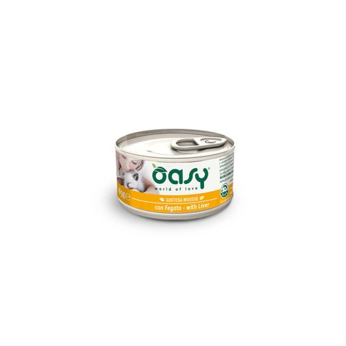 Oasy Grain Free Cat Adult Mousse Συκώτι 85gr