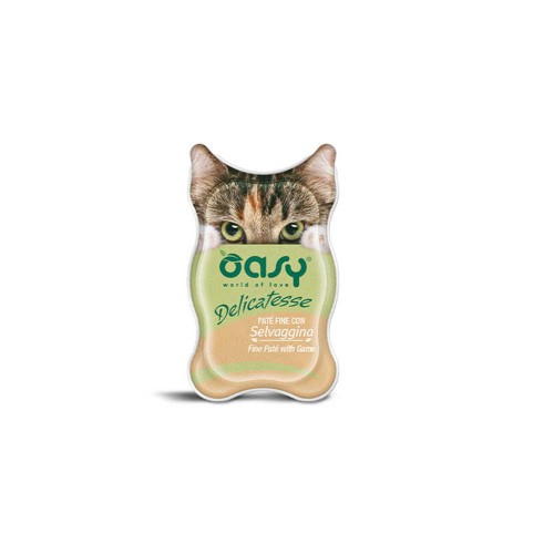 Oasy Delicatesse Cat Adult Πατέ Κυνήγι 85gr