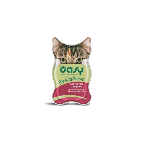 Oasy Delicatesse Cat Adult Πατέ Συκώτι 85gr