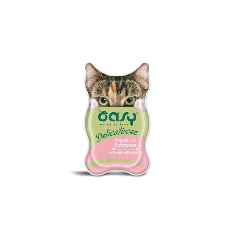 Oasy Delicatesse Cat Adult Πατέ Σολομός 85gr