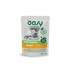 Oasy Cat Lifestage Φακελάκι Κοτόπουλο για Στειρωμένα 85gr