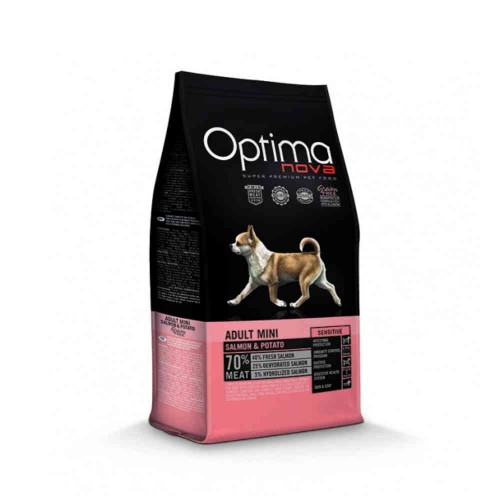 Optima Nova Grain Free Adult Mini Sensitive Salmon & Potato 2Kg
