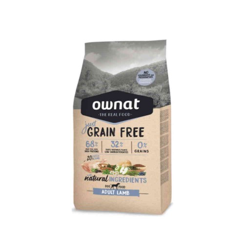 Ownat Just Grain Free Adult Dog Lamb 14Kg