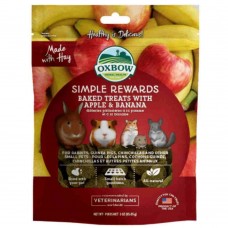 Oxbow Simple Rewards Baked Λιχουδιές Τρωκτικών με Μήλο & Μπανάνα 56gr