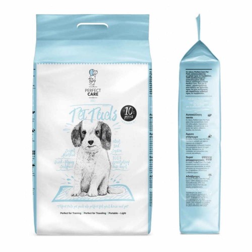 Perfect Care Εκπαιδευτικές Πάνες Χωρίς Άρωμα για Σκύλους 10τμχ (60x90 cm)