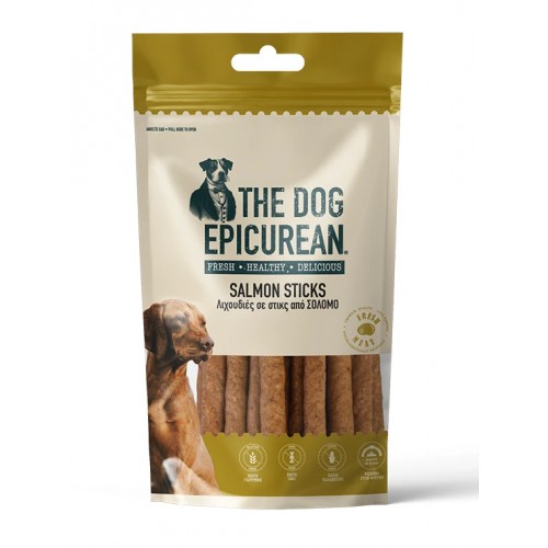 The Dog Epicurian Salmon Sticks Λιχουδιές για Σκύλους 100gr