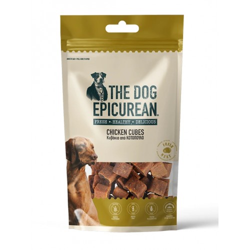The Dog Epicurian Chicken Cubes Λιχουδιές για Σκύλους 100gr