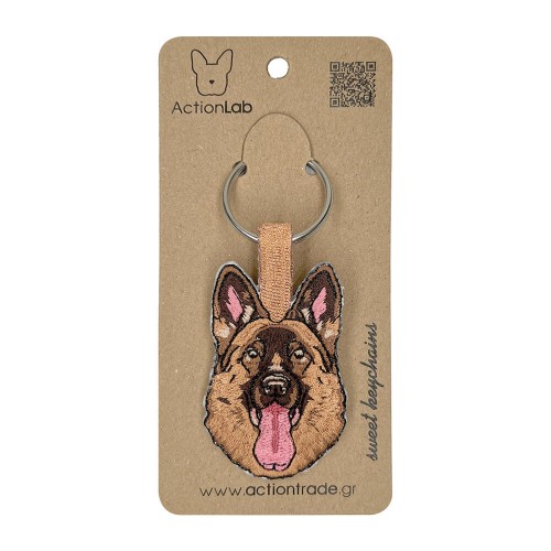 ActionLab Κεντητό Μπρελόκ German Shepherd