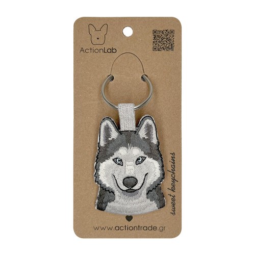 ActionLab Κεντητό Μπρελόκ Husky