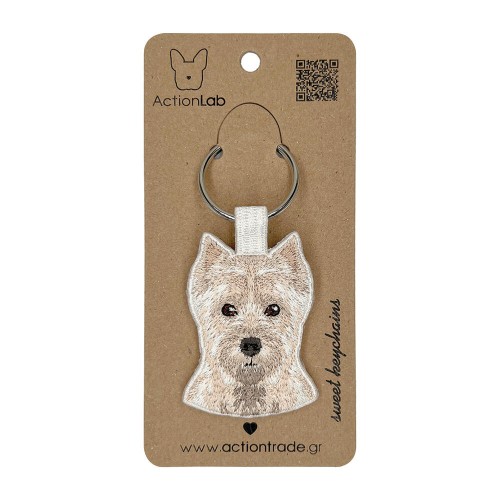 ActionLab Κεντητό Μπρελόκ Westie