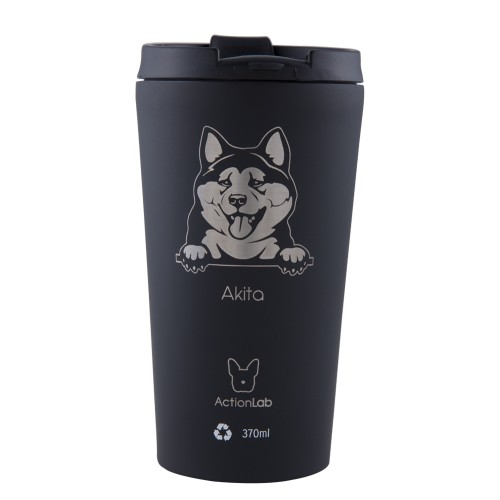 Eco Life Coffee Thermos Μαύρο Akita 370ml