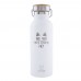 Eco Life Bamboo Thermos Bottle Λευκό Are You Kitten Me 500ml