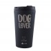 Eco Life Coffee Thermos Μαύρο Dog Lover 370ml