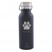 Eco Life Bamboo Thermos Bottle Μαύρο Dog Paw 500ml