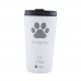 Eco Life Coffee Thermos Λευκό Dog Paw 370ml