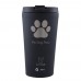 Eco Life Coffee Thermos Μαύρο Dog Paw 370ml
