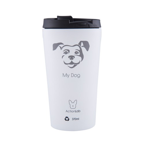 Eco Life Coffee Thermos Λευκό My Dog 370ml
