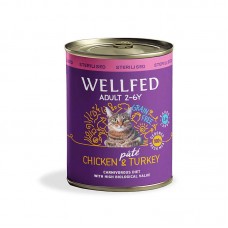 Wellfed Cat Sterilised Chicken & Turkey Grain Free 800gr