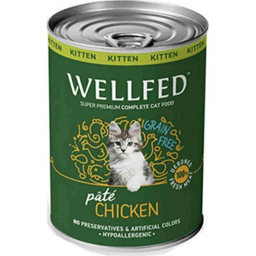 Wellfed Kitten Pate Chicken 400gr