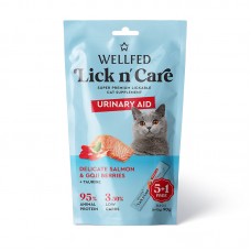 Wellfed Lick N' Care Λιχουδιά Υποστήριξης Ουροποιητικού (6x15gr / 90g)