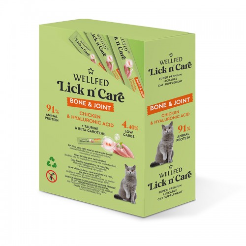 Wellfed Lick N' Care Λιχουδιά Ενίσχυσης Οστών & Αρθρώσεων (15gr)