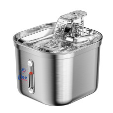 Glee Kastalia Ηλεκτρικό Συντριβάνι Inox Με Βρυσάκι 2.5Lt