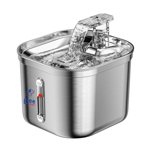 Glee Kastalia Ηλεκτρικό Συντριβάνι Inox Με Βρυσάκι 2.5Lt