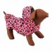 Woofmoda Αδιάβροχο Μπουφάν Για Σκύλους Λεοπάρ Ροζ