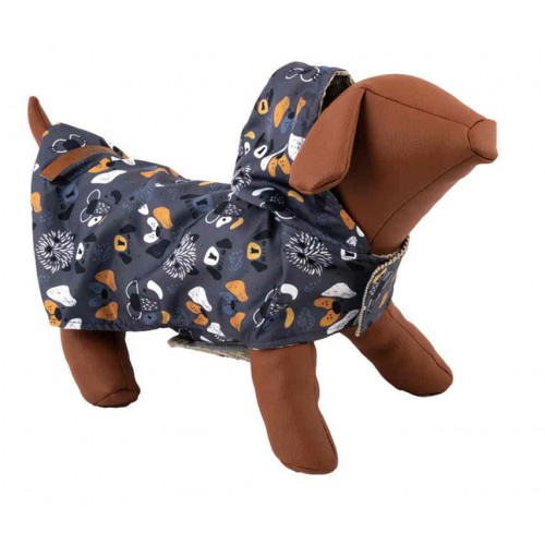 Woofmoda Αδιάβροχο Μπουφάν Για Σκύλους Με σχέδιο Σκυλάκια