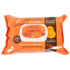 Farm Company Μαντηλάκια Καθαρισμού με Βιολογικό Εκχύλισμα Πορτοκαλιού & Ορχιδέα 40τμχ