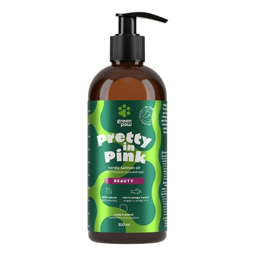 Green Paw Pretty in pink Έλαιο σολοµού για υγιές δέρµα και τρίχωµα 300ml