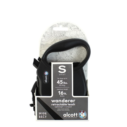 Alcott Wanderer Οδηγός Αυξομειώμενος 5m έως 20kg Μαύρο