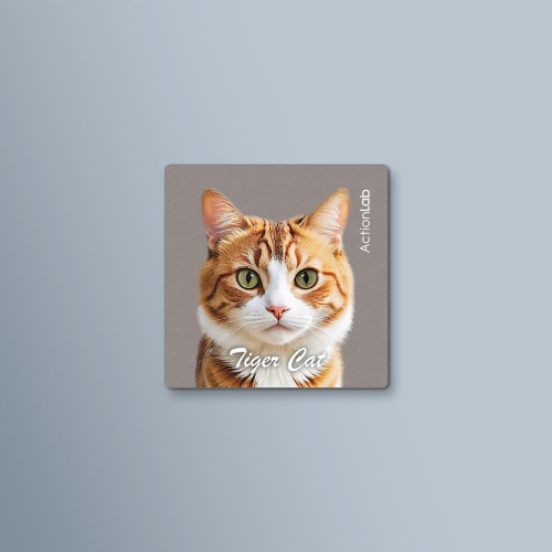 ActionLab Μαγνητάκι Tiger Cat Red