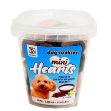 M.B.F Dog Cookies Mini Hearts Γάλα- Βανίλια 160gr