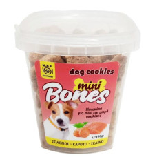 M.B.F Dog Cookies Mini Bones Σολομός - Καρότο - Σέλινο 160gr