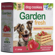 MBF Garden Fresh Dog Cookies Λιχουδιές Σκύλου Με Φράουλα 200gr