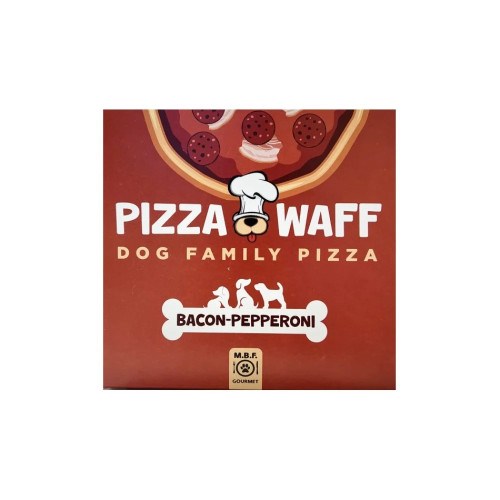 MBF Pizza Waff για Σκύλους με Μπέϊκον-Πεπερόνι 100gr