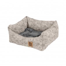 PQP Πουφ Κρεβατάκι Ψαροκόκκαλο Γκρι