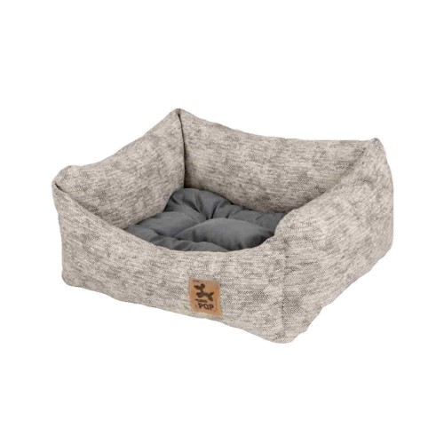 PQP Πουφ Κρεβατάκι Ψαροκόκκαλο Γκρι