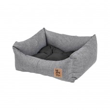 PQP Κρεβατάκι Πουφ Αδιάβροχο Γκρι