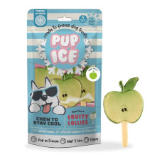 Pup Ice Παγωτό Fruity Lollies με Γεύση Μήλο 90gr (3τμχ)