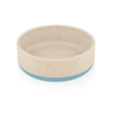 SW Μπολ Terra Bamboo με Αντιολισθητικό Πάτο Λευκό Γαλαζιο 22cm