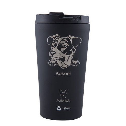 Eco Life Coffee Thermos Μαύρο Κοκκόνι 370ml